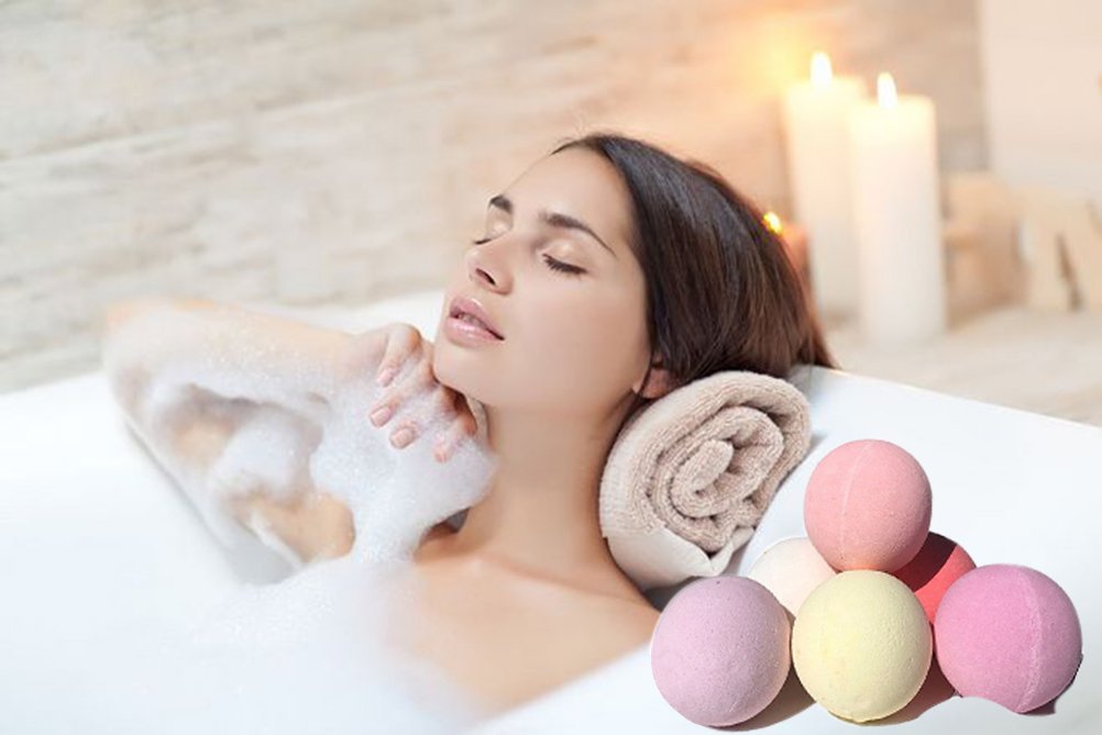 Bath Bomb Mold Set 228 Pieces - 200 Packs Shrink Wrap Bags,12 Pieces of DIY Metal Mould,Spoons,Gift Bags,Mini Heat Sealer (Instruction Included) Smarimple