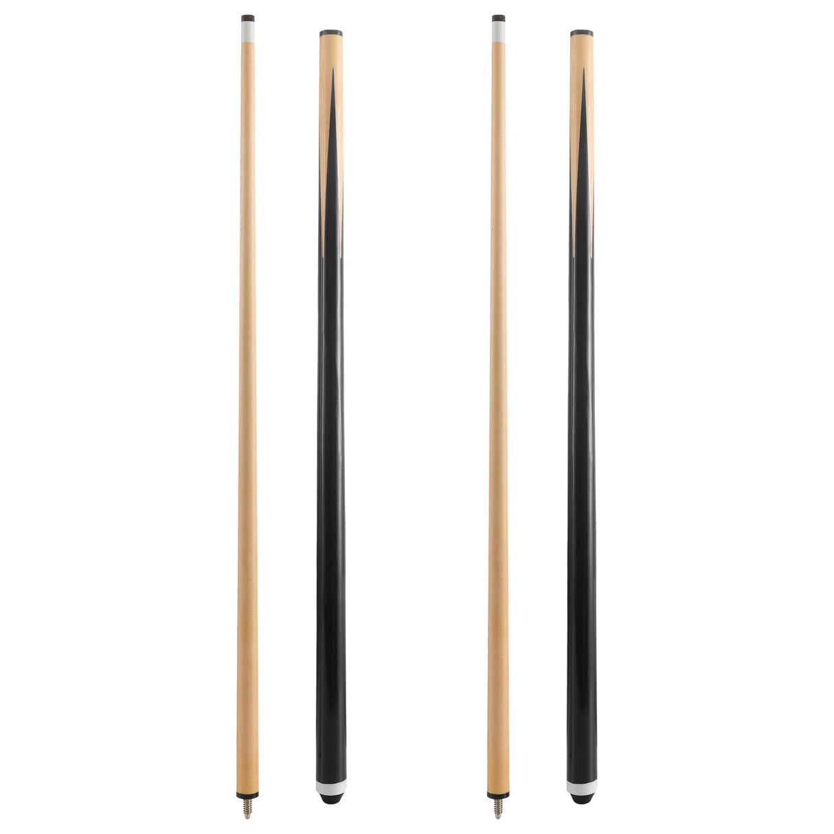 HMQQ Pool Cue Stick/Billairds cue Stick Pool Stick 58" Set of 2/Set of 4 /Set of 4 20OZ, 48" Set of 2/ Set of 4, with Different Weight/Size/Quantity (58" Set of 2) HMQQ
