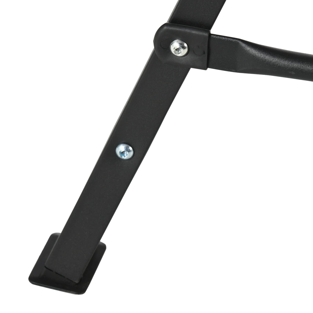 Outsunny Metal Porch Swing Stand, Heavy Duty Swing Frame, Hanging Chair Stand Only, 528 LBS Weight Capacity, for Backyard, Patio, Lawn, Playground, Black Outsunny