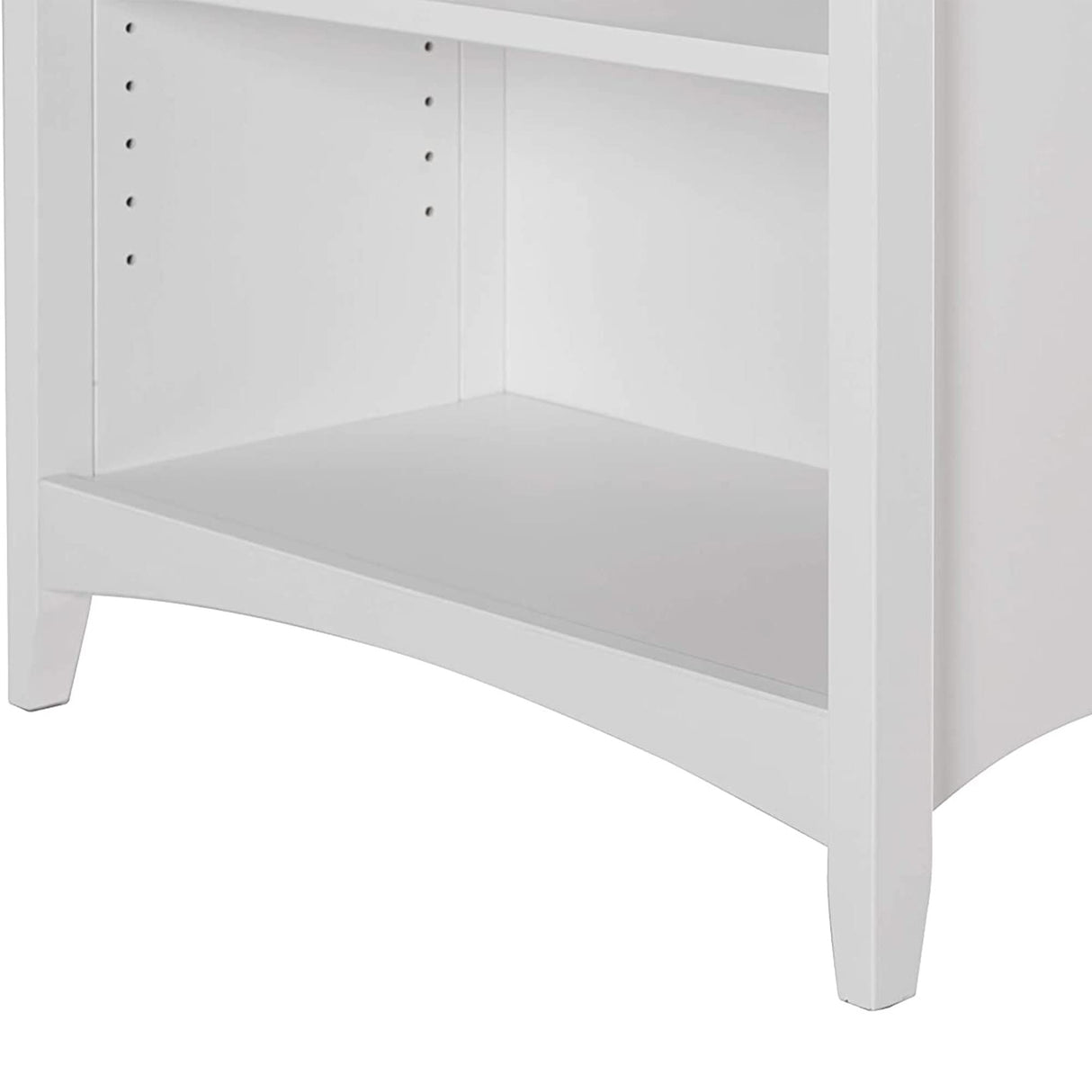 Camaflexi Shaker Style Bookcase, 72", White Camaflexi