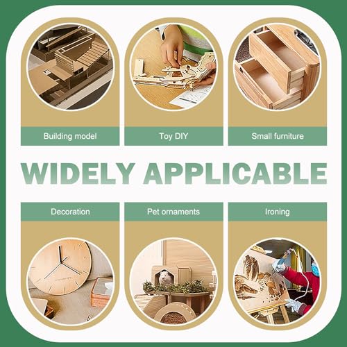 24 Pack 12"x12"Basswood Sheets 1/8",3mm Basswood for Laser Cutting,3mm Plywood Unfinished Wood Craft Wood for DIY Ornaments and Models Drawing Painting Engraving Wood Burning and Laser Cutting QSJQllo