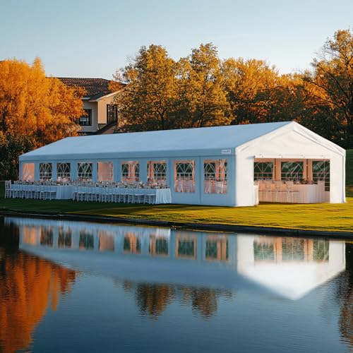 Quictent 20x60 Heavy Duty Party Tent for Parties Outdoor Large Canopy Wedding Event Shelter Wedding Tents for Parties with Storage Bags(Church) Quictent