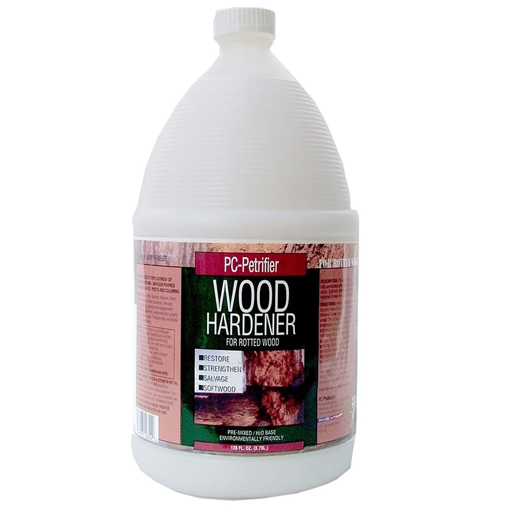 PC Products PC-Petrifier Water-Based Wood Hardener, 1 gal, Milky White 128442 PC Products