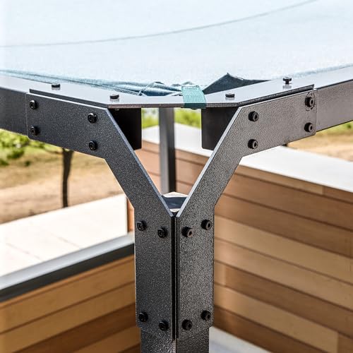 Sojag Outdoor 8' x 8' Dunwich Pergola Open Gazebo, Teal Sojag