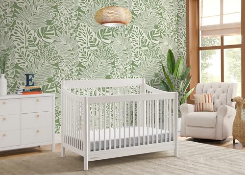 Delta Children Brooks 6-in-1 Convertible Crib - Greenguard Gold Certified, Bianca White Delta Children