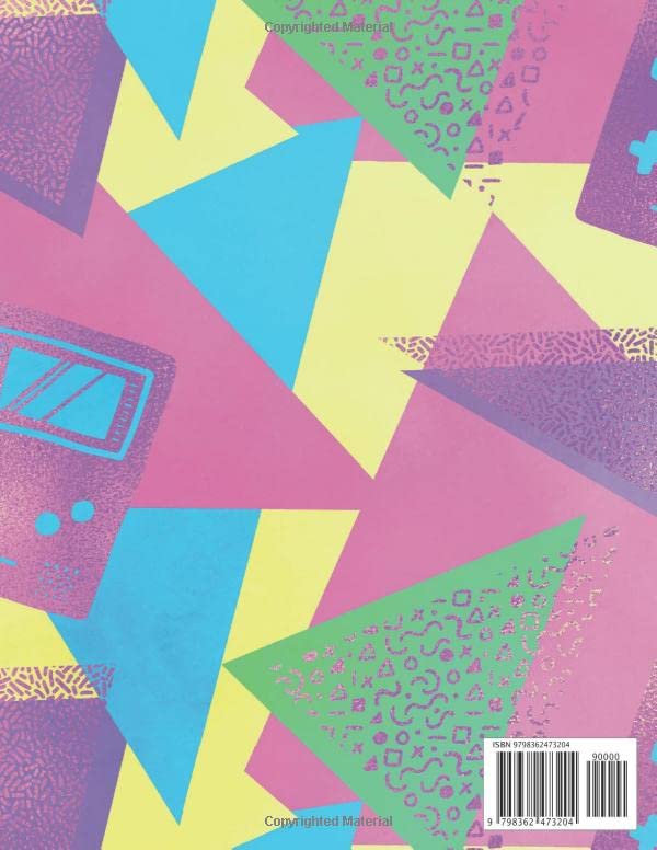 80s and 90s Coloring Book WoodArtSupply