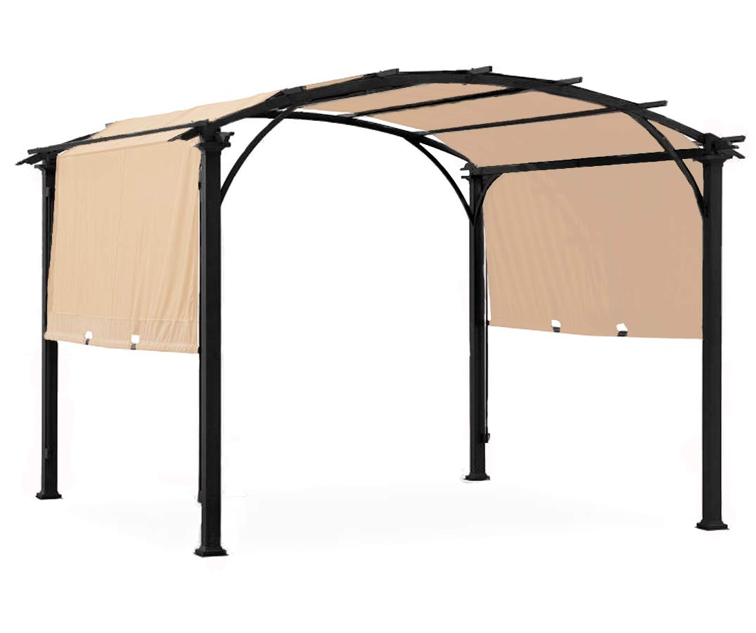 Garden Winds Replacement Canopy Top Cover Compatible with The Verano Pergola - RipLock 350 Garden Winds
