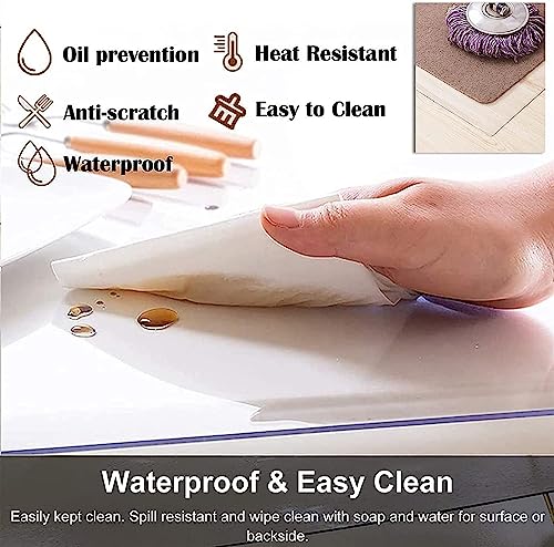 CSNBDMBBSH Office Chair Mat for Hardwood Floor, Office Chair Mats, Runner Rug for Living Room Kitchen,(140x400cm/4.6x13ft) CSNBDMBBSH