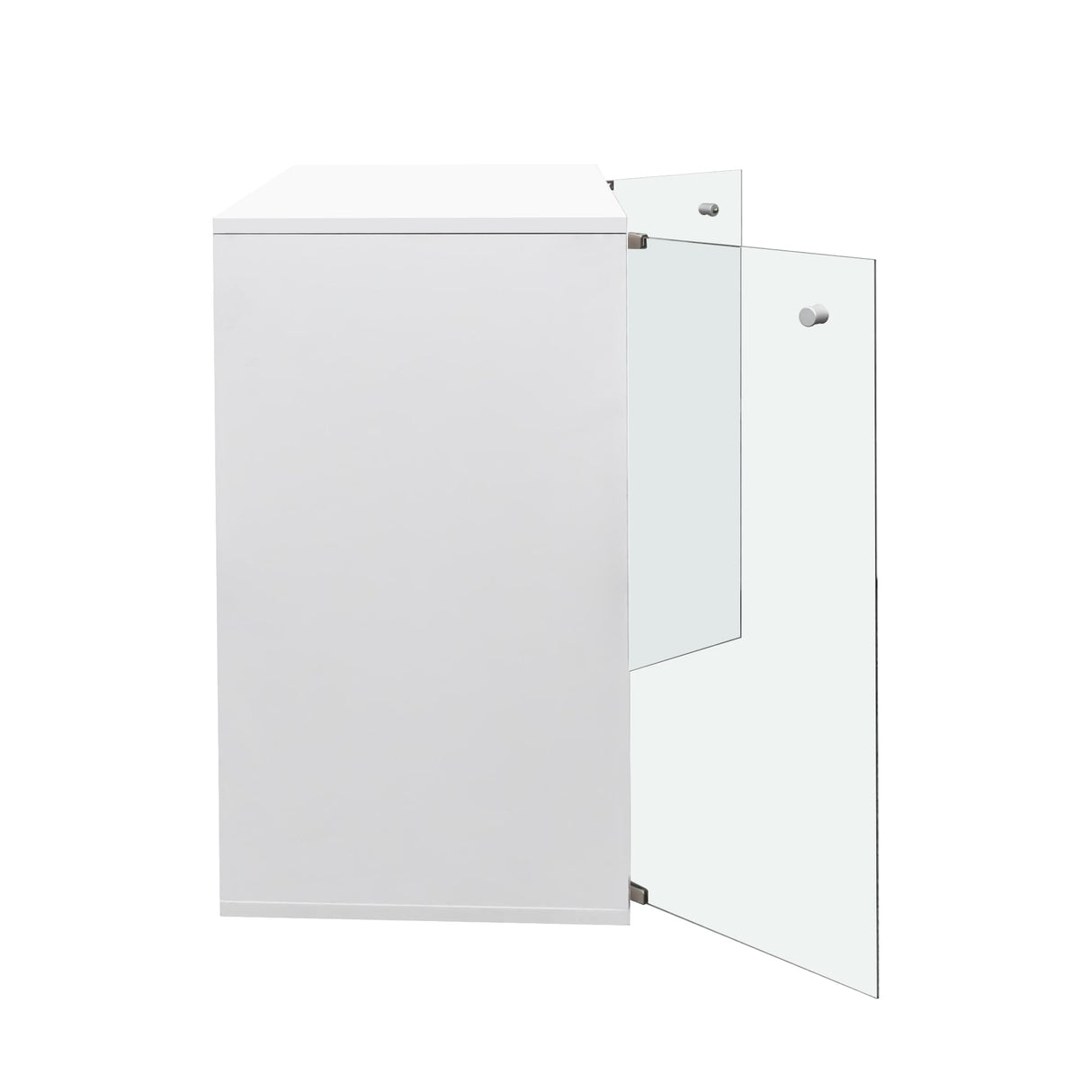 Homtique Shoe Box with RGB LED Light, Modern 4-Tier Stackable Storage Shoe Cabinet Shoe Display with Glass Door for Sneakers(White) Homtique