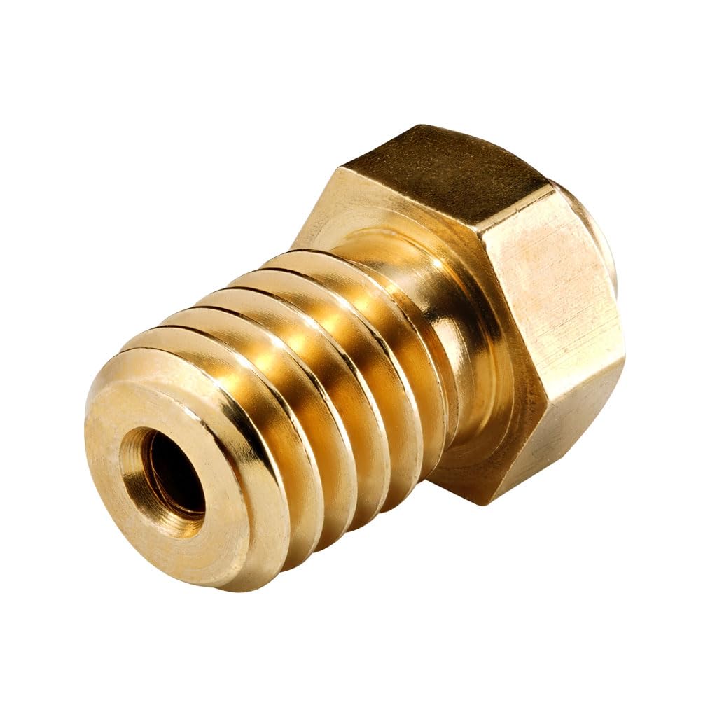 DUROZZLE Diamond PCD Tip E3D V6 Nozzle 0.6mm for Prusa i3 MK3S / Mini, Anycubic i3 Mega/Kobra/Kobra Neo 3D Printer and More, Hardened High Precision (E3D V6, 0.6mm) DUROZZLE