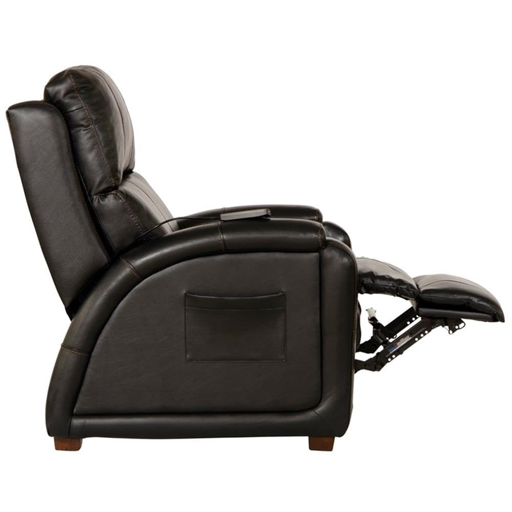 Catnapper Decompress Power Zero Gravity Recliner in Italian Black Leather Catnapper