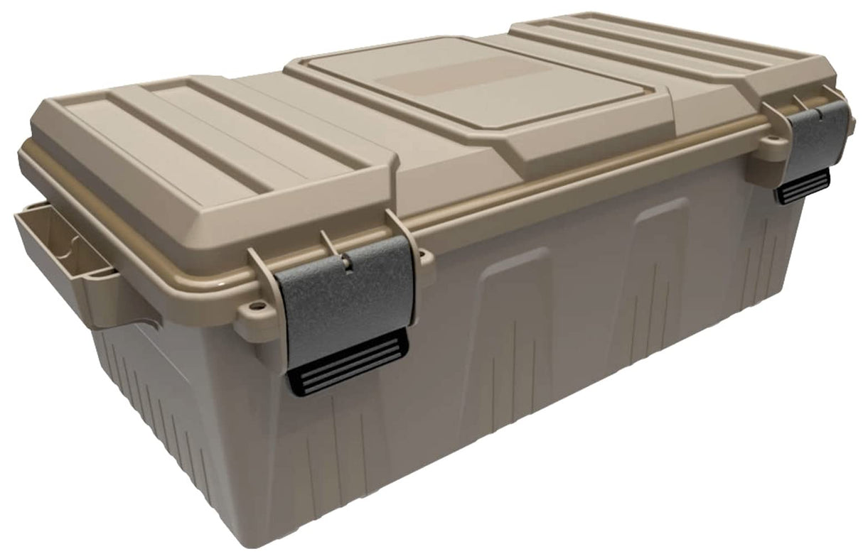 MTM ACDC30, Divided Ammo Crate Utility Box, Water- Resistant, Stackable, Snap Latch, USA Made, Dark Earth MTM