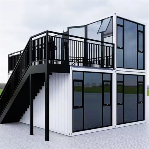 20/40ft Luxury Expandable Container Restaurant - Modern Foldable Mobile Cafe with Panoramic Windows - Prefab Modular Pop-Up Bar for Malls & Events - Turn-Key Steel Commercial Kiosk