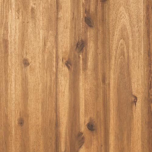 Walker Edison Outdoor Patio Wood Chevron Rectangle Coffee Table All Weather Backyard Conversation Garden Poolside Balcony, 42 Inch, Brown Walker Edison