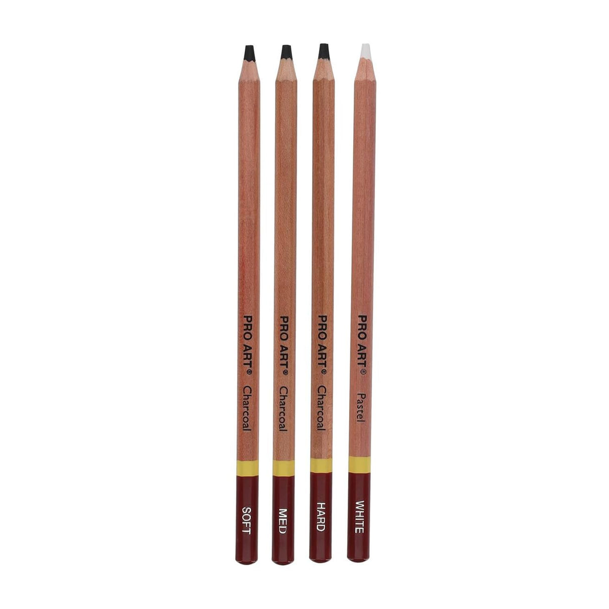 PRO ART Charcoal Pencil Set, 4 Count (Pack of 1) PRO ART