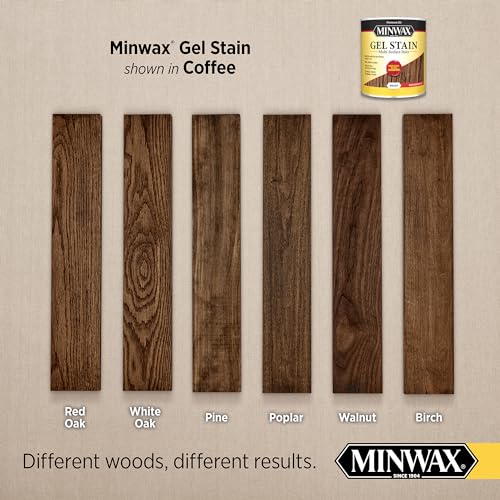 Minwax Gel Stain for Interior Wood Surfaces, Quart, Coffee Minwax