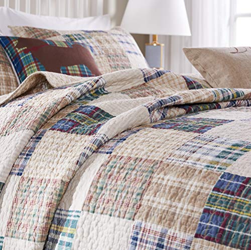 Greenland Home 2-Piece Oxford Quilt Set, Twin, Multicolor Greenland Home Fashions
