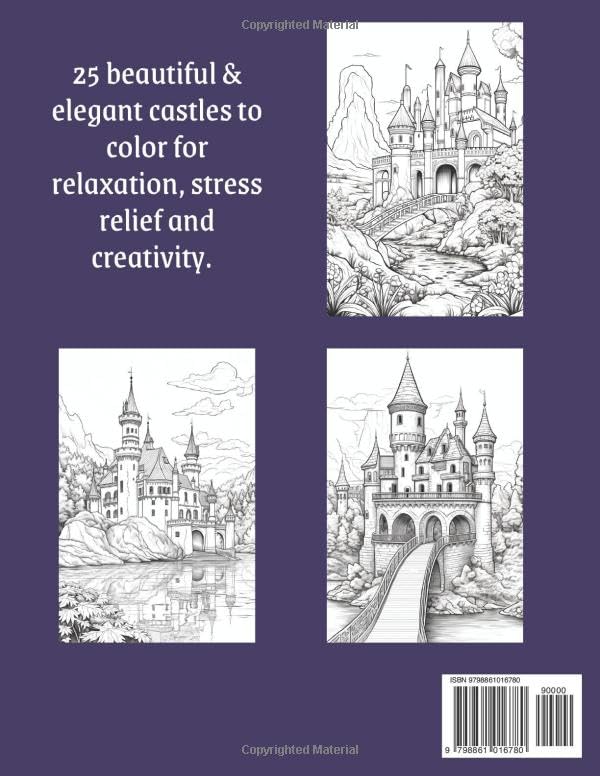 Castles: Coloring Book for All Ages, Relaxation and Stress Relief Majosta