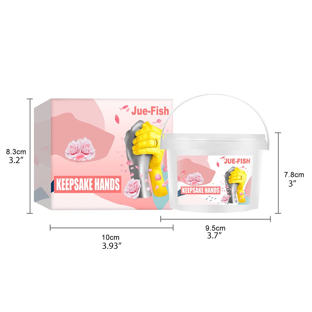 shenruifa Holding Hands Casting Kit DIY Hand Casting Kit Plaster Hand Kit Gift for Couples Wedding Anniversary Family and Kids,Unique Gift for Couples (A) shenruifa