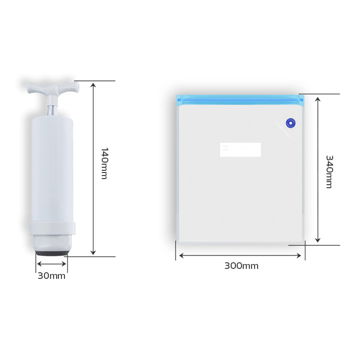 Filament Storage Bag, 20Pcs Vacuum Double Seal Water Proof Resealable Bag Widely Compatible Vacuum Sealed Bag Flexible Storage Dust Proof 3D Filament Storage for 3D Printer Filament Diydeg