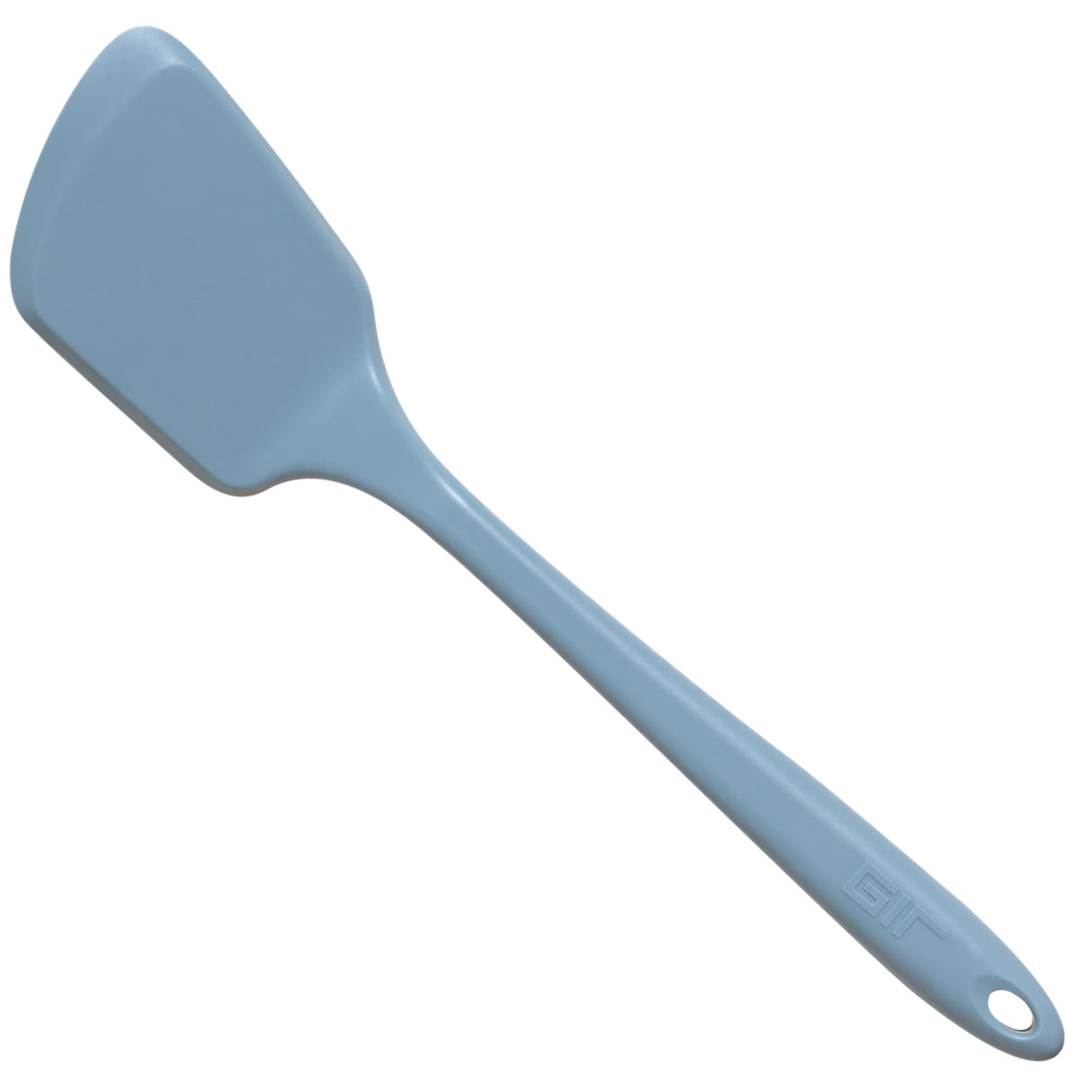 GIR: Get It Right - Premium Ultimate Silicone Spatula Turner - 12.6" x 3.0"x 0.7"- Seamless One Piece Design, Nonstick & Heat Resistant, Rubber Spatula, Baking & Cooking, BPA-Free - Slate GIR