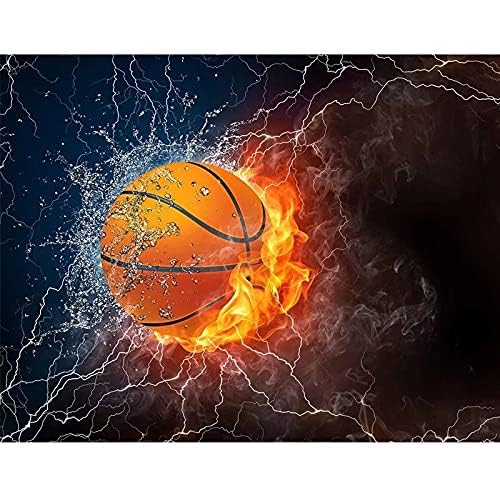 Adults Jigsaw Puzzle 300 Piece Wooden Adults Children Puzzles,Basketball Scenery Home Decor,Jigsaw for Active Thinking Party Entertainment,Difficult Puzzles for Adults and Teens! Curteny