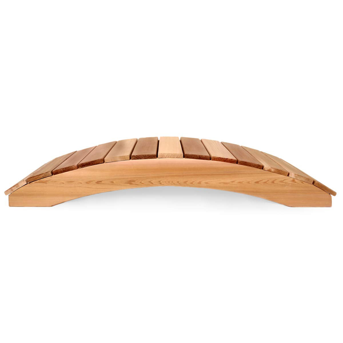 All Things Cedar FB72 Garden Bridge | 6-Ft Durable Outdoor Wooden Bridge for Garden, Backyards & Streams | Easy Assembly & Sustainably Sourced Cedar Wood | 71x35x12 All Things Cedar