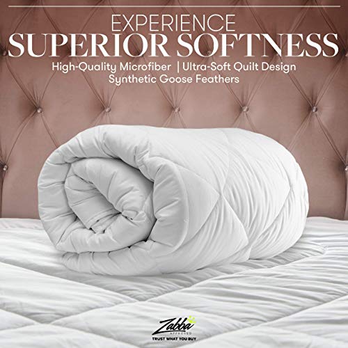 Beckham Luxury Linens Full/Queen Size Comforter - 1600 Series Down Alternative Home Bedding & Duvet Insert - Slate Gray Beckham Hotel Collection