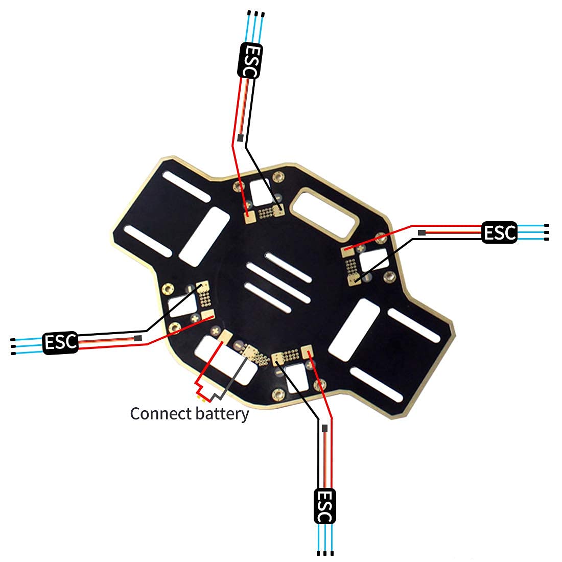 QWinOut DIY 2.4G 8CH KK V2.3 F450 Frame RC Quadcopter 4-Axle UFO Unassembly Kit RTF/ARF Drone (KK FC Version) QWinOut