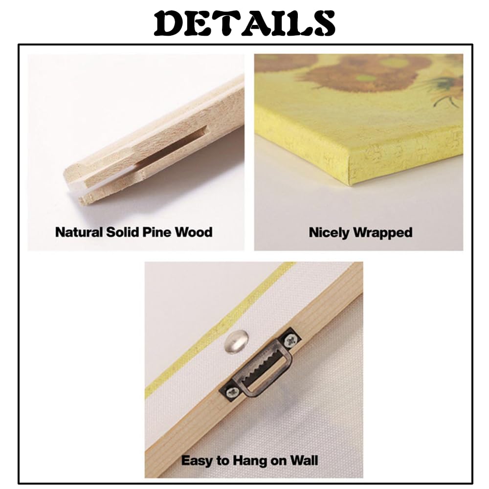 DIY Canvas Stretcher Bars Canvas Frame Sturdy Stretcher Frames Gallery Wrapped Canvas Wall Art Frame Kits Canvas Wood Stretcher Bars for Oil Paintings Prints Paint by Numbers Posters - 12x16 Inch Nustila