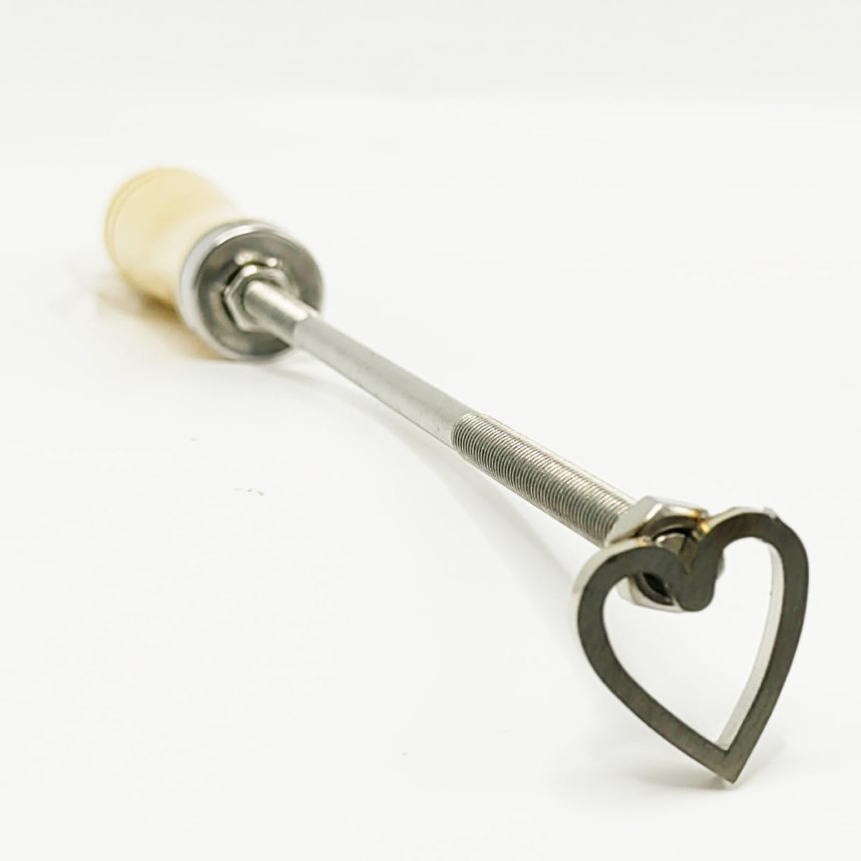 Customisable 1" Branding Iron with Wooden Handle for Wood, Hats, and Steak Keesoon