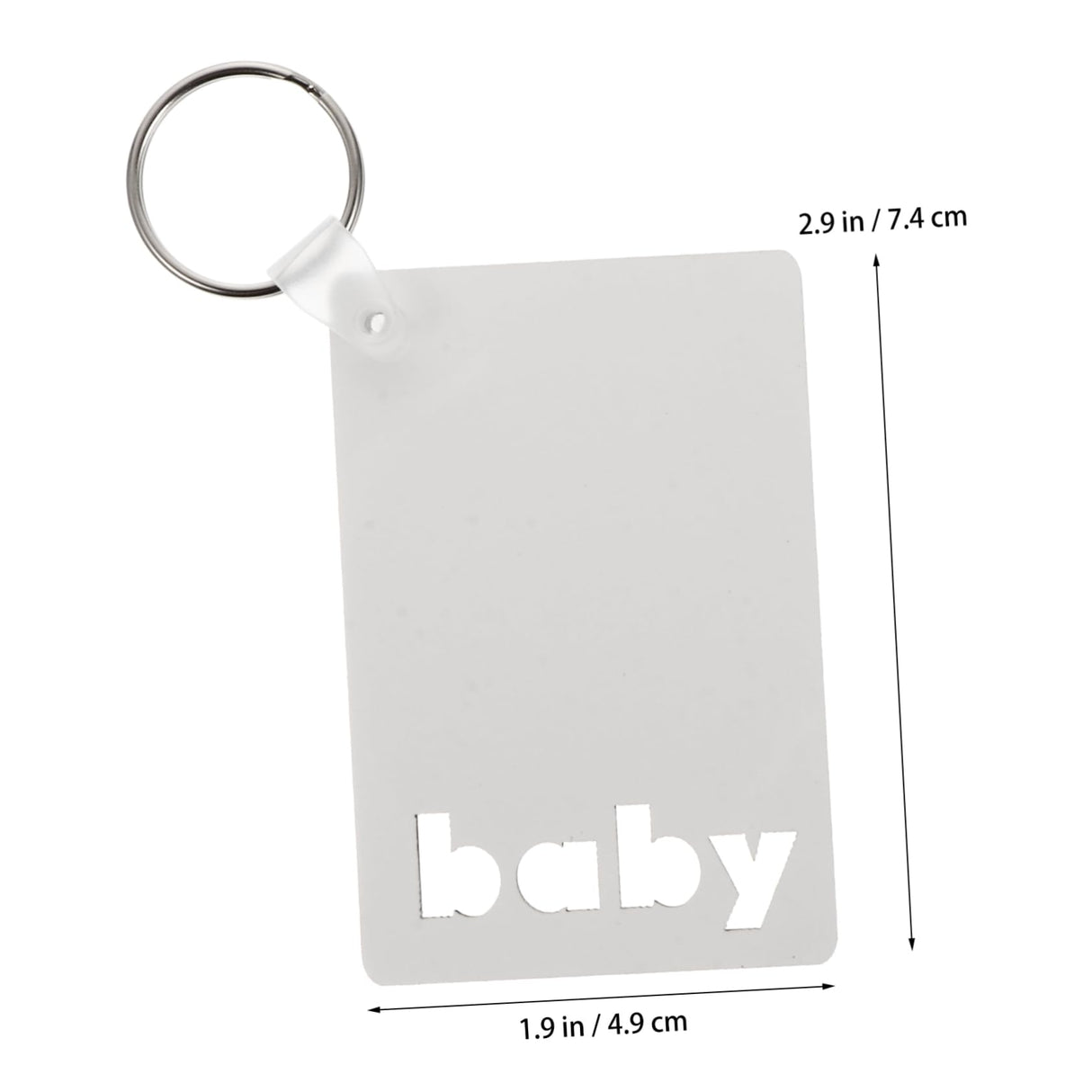 Didiseaon 18 Pcs Dye Sublimation Keychain Sublimation Coating Picture Keychains Sublimation Blanks Sublimation Pens Rectangle Sublimation Keychain Blanks Blank Board Spray Baby Didiseaon