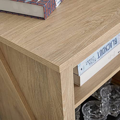 Amerlife Fireplace TV Stand, Wood Texture Entertainment Center with 23" Electric Fireplace, Farmhouse Entertainment Stand Media TV Console for TVs Up to 80", 70 inches, Natural Oak AMERLIFE