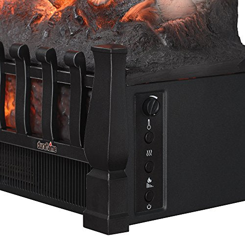 duraflame Electric Log Set 400 Sq Ft Heater, Faux Logs Insert with Lifelike Flames for Existing Fireplaces, Remote Control Included Duraflame