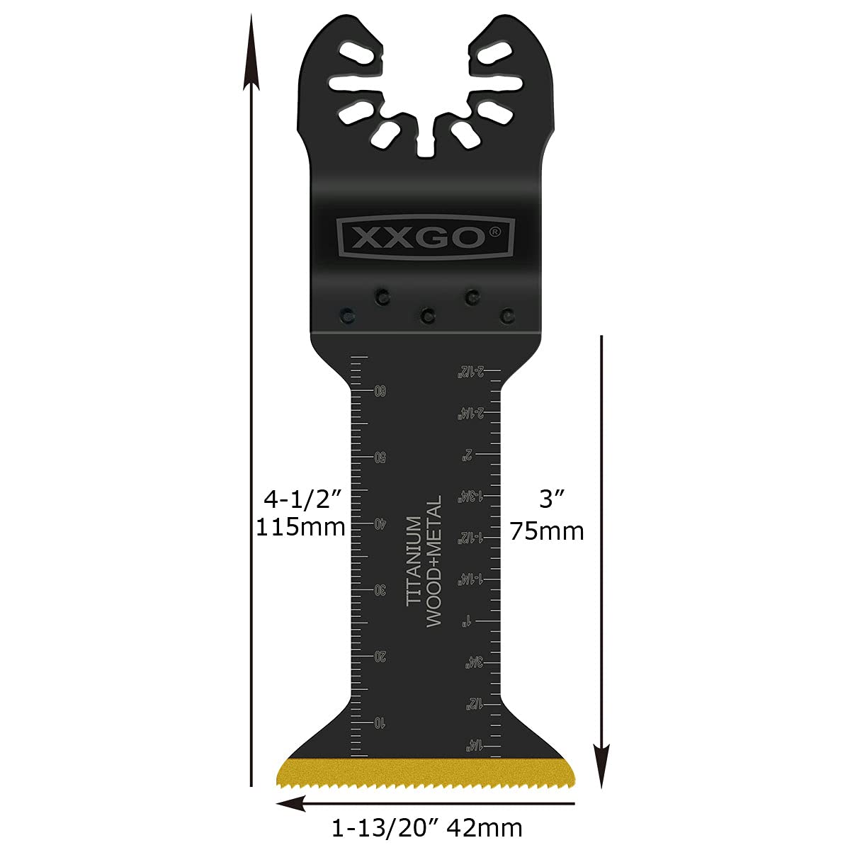 XXGO 120 Pcs Oscillating Multitool Blades Accessories Kits Compatible with Bosch, Chicago, Craftsman, Dremel, Fein, Harbor Freight, Milwaukee, Porter Cable, Ridgid, Ryobi, Rockwell XG1201 XXGO
