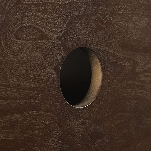 Crosley Furniture Asher Record Player Stand with Storage for Vinyl Records, Dark Brown Crosley Furniture