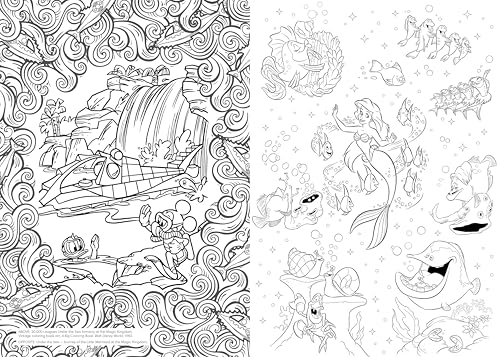 Art of Coloring: Walt Disney World: 100 Images to Inspire Creativity from The Most Magical Place on Earth WoodArtSupply