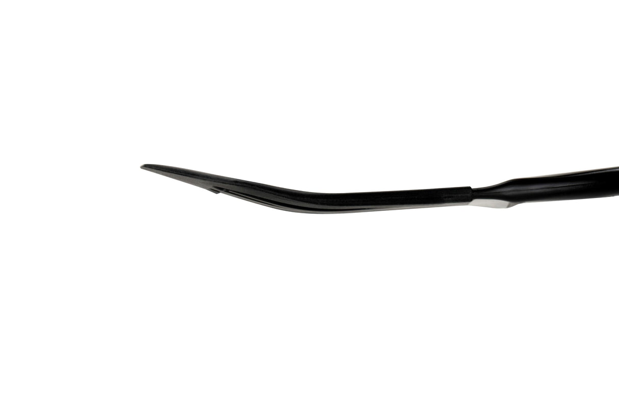 KSENDALO Fish Spatula for Nonstick Cookware -Slotted Turner Egg Spatula -Wide Thin Spatula with European Nylon Blade for Kitchen Use- Egg Flipper Utensils, Black KSENDALO