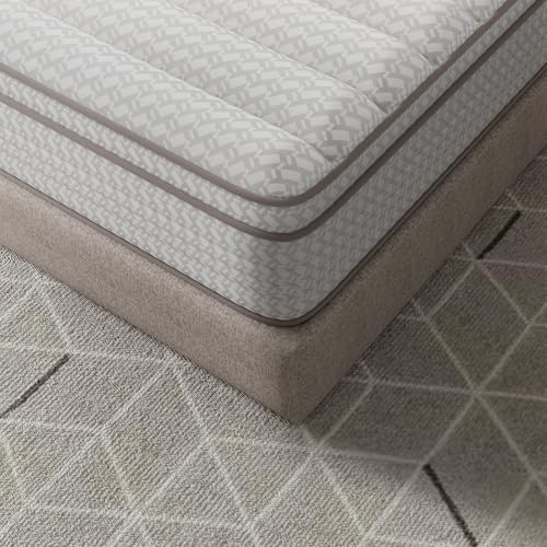 Novilla 12 Inch Full Size Mattress in a Box, Hypoallergenic & Back Pain Relief, Hybrid Full Mattresses with Smarts Coils, Fiberglass Free CertiPUR-US Certified Colchones No Box Spring Needed Novilla