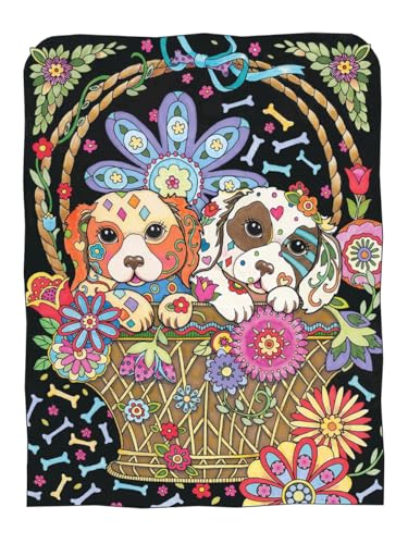Creative Haven Dazzling Dogs Coloring Book: Relaxing Illustrations for Adult Colorists (Adult Coloring Books: Pets) Dover Publications