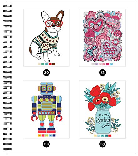 Brain Games - Color by Number: Stress-Free Coloring (Green) Publications International, Ltd.