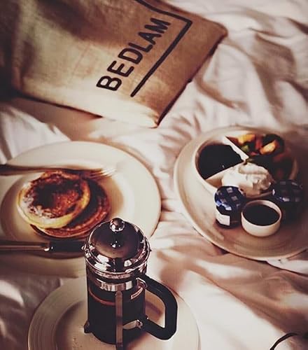 BEDLAM Twin/Twin XL Duvet Cover Set - 3pcs 100% Cotton Duvet Cover, Includes a White Percale Duvet Covers with a Black Satin Border & 2 Cotton Pillowcases - 400TC Luxury Twin Duvet Cover Bedding Set BEDLAM