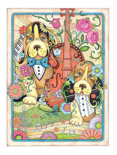 Creative Haven Playful Puppies Coloring Book: Relax & Find Your True Colors (Adult Coloring Books: Pets) Dover Publications