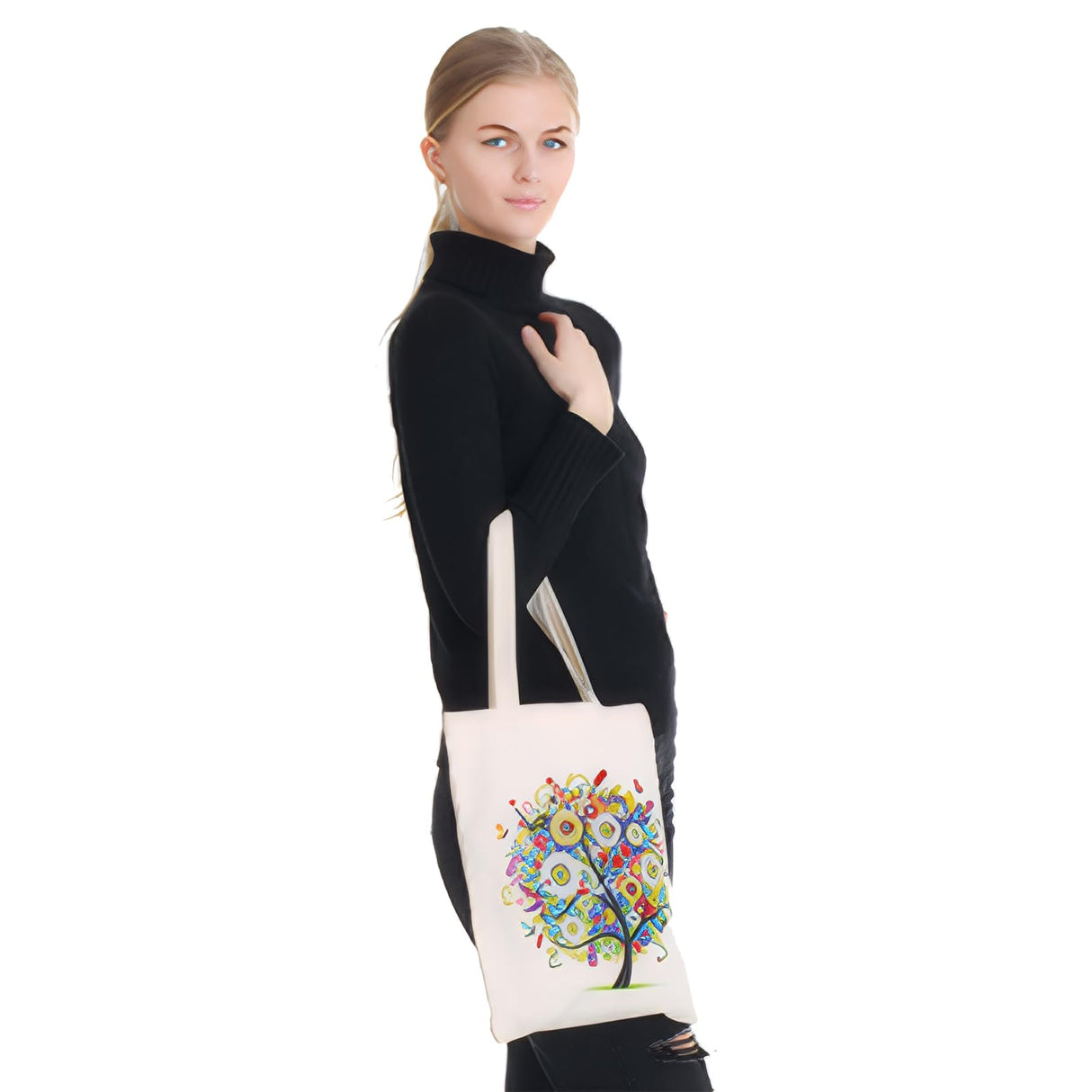 JGA JOGGING ARM 5D Art Craft Diamond Painting Shopping Canvas Tote Bag Handwork Organize Handbag Gift for Women Mom Daughter JGA JOGGING ARM