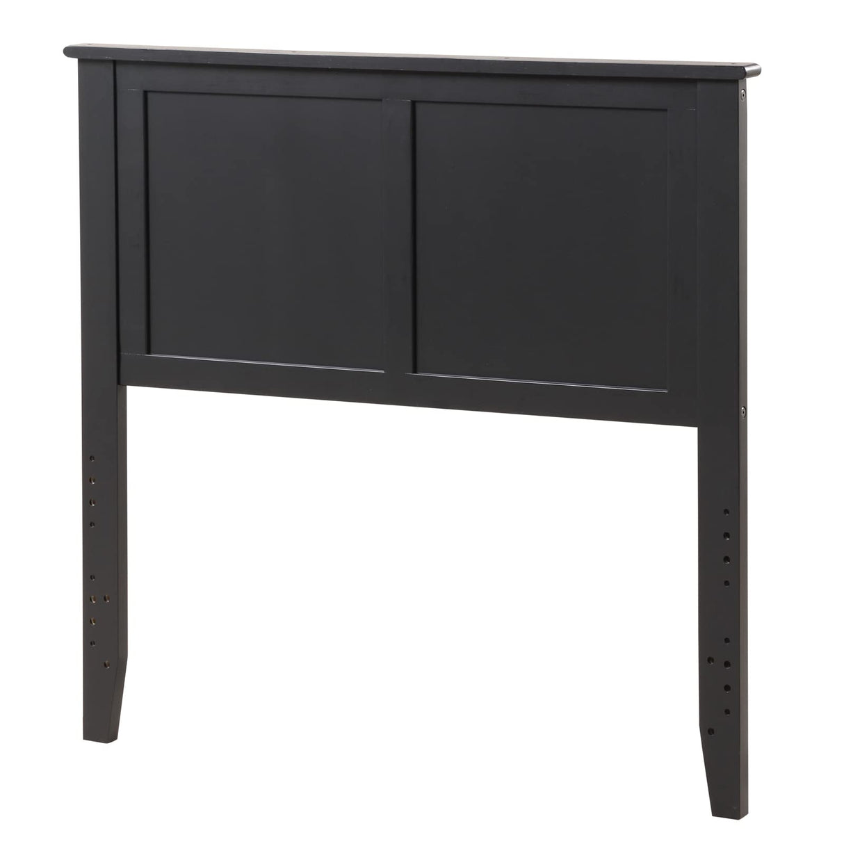 Giantex Adjustable Black Wood Headboard for Twin Beds – Sturdy Flat Panel with Modern Design Giantex