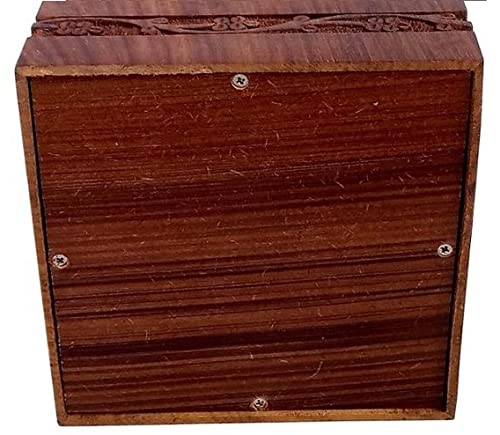 Wooden Cross Carved Adult urn | Wood Cremation Urns | Decorative Urns | Rosewood Urn for Human Ashes Male and Female | Handmade Urn for Large Ashes | Solid Wood Handicrafts