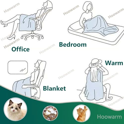Cooler Comforter Lightweight Soft Breathable Summer Duvet Fluffy Down Comforter King Size Double Single Down Quilt Microfiber for All Seasons, Machine Washable(3A,180x200cm/70x78in) QWHYQXI