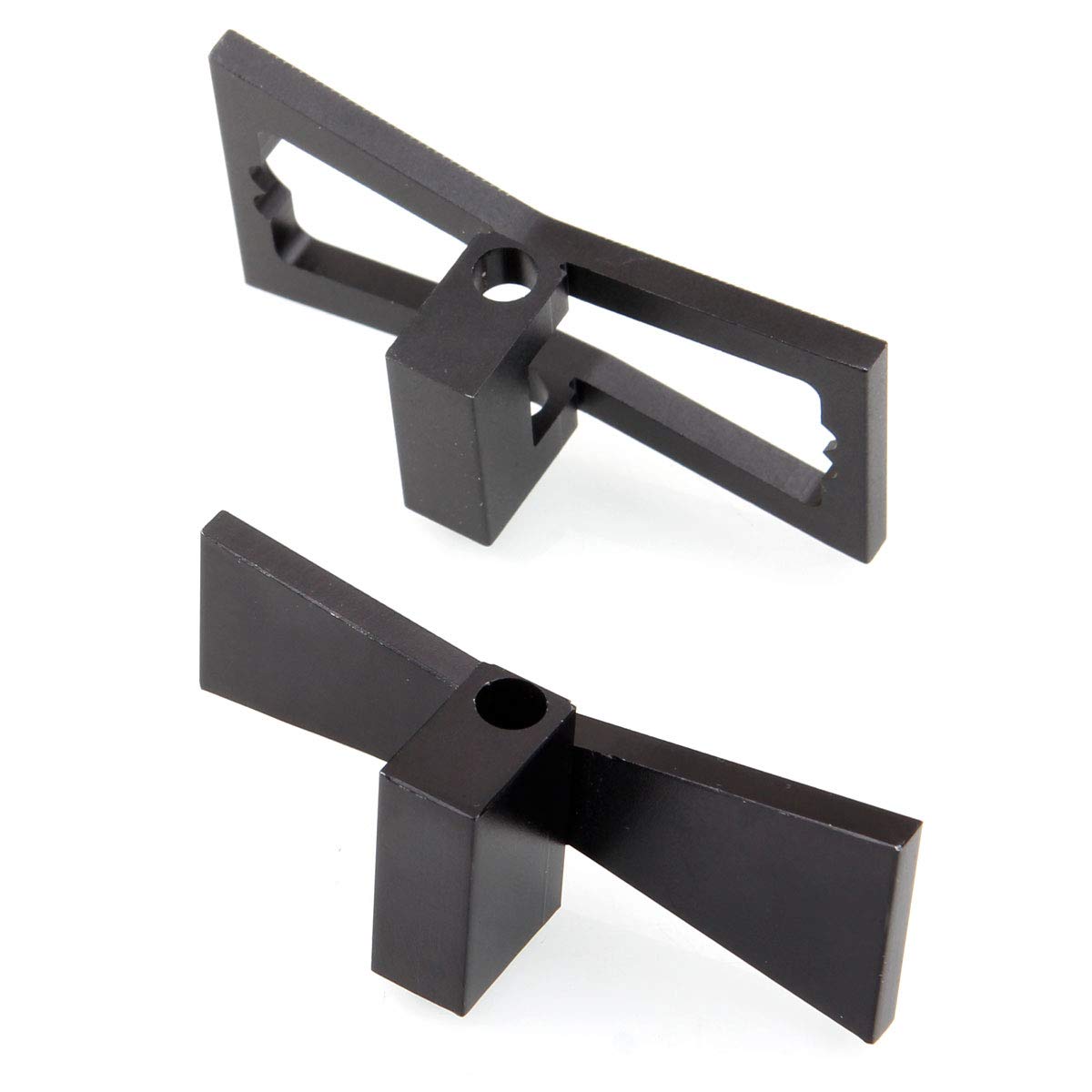 2 PCS Dovetail Marker Guide, Aluminum Alloy Dovetail Marking Jig Precise Wood Dovetail Tools, Dovetail Guide with 1:5, 1:6, 1:7 and 1:8 Slopes for HNBun