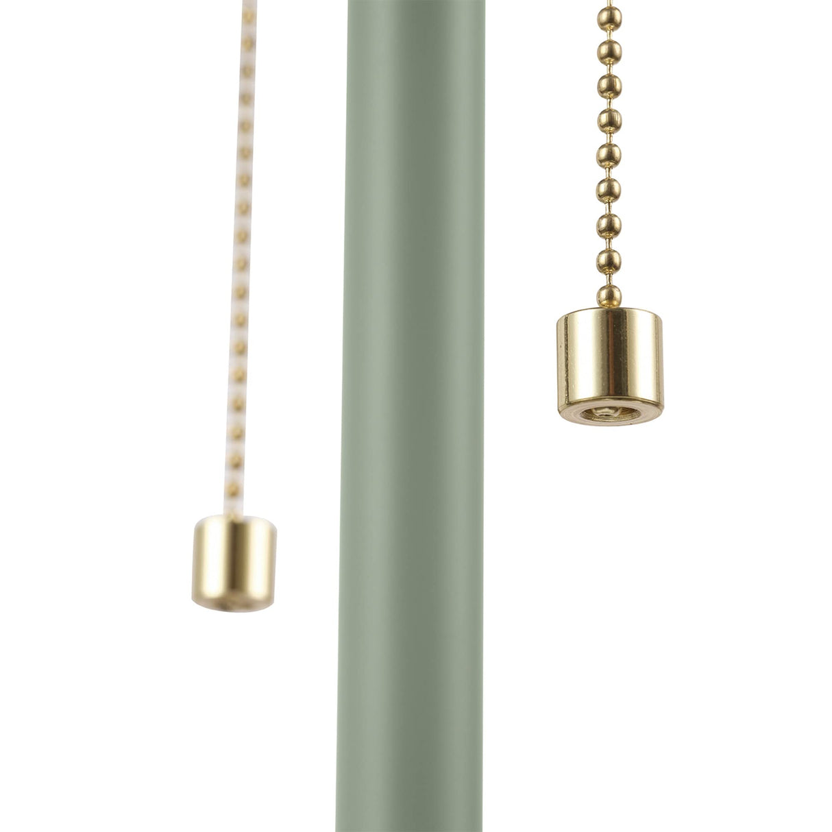 Globe Electric Novogratz x 65850 Haydel 21" 2-Light Table Lamp, Sage Green, Double On/Off Pull Chain Globe Electric