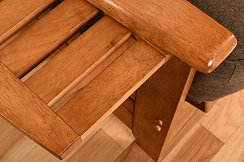 Kodiak Furniture Phoenix Futon Set with Linen Stone Mattress and Storage Drawers, Full, Barbados Kodiak Furniture